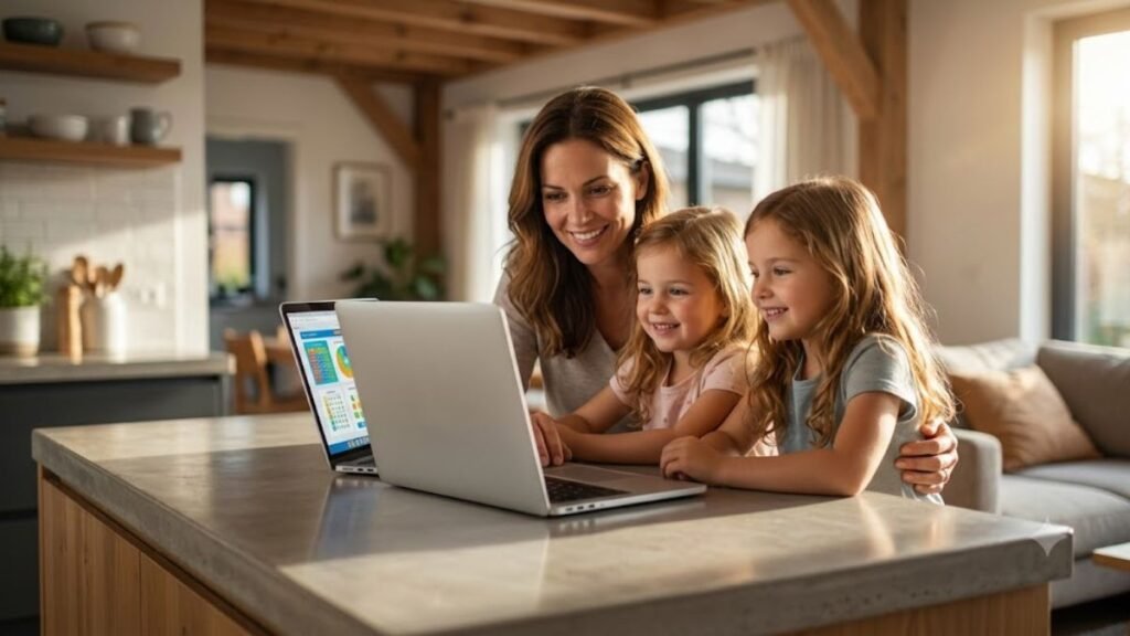 Parents Teaching kids Ai
